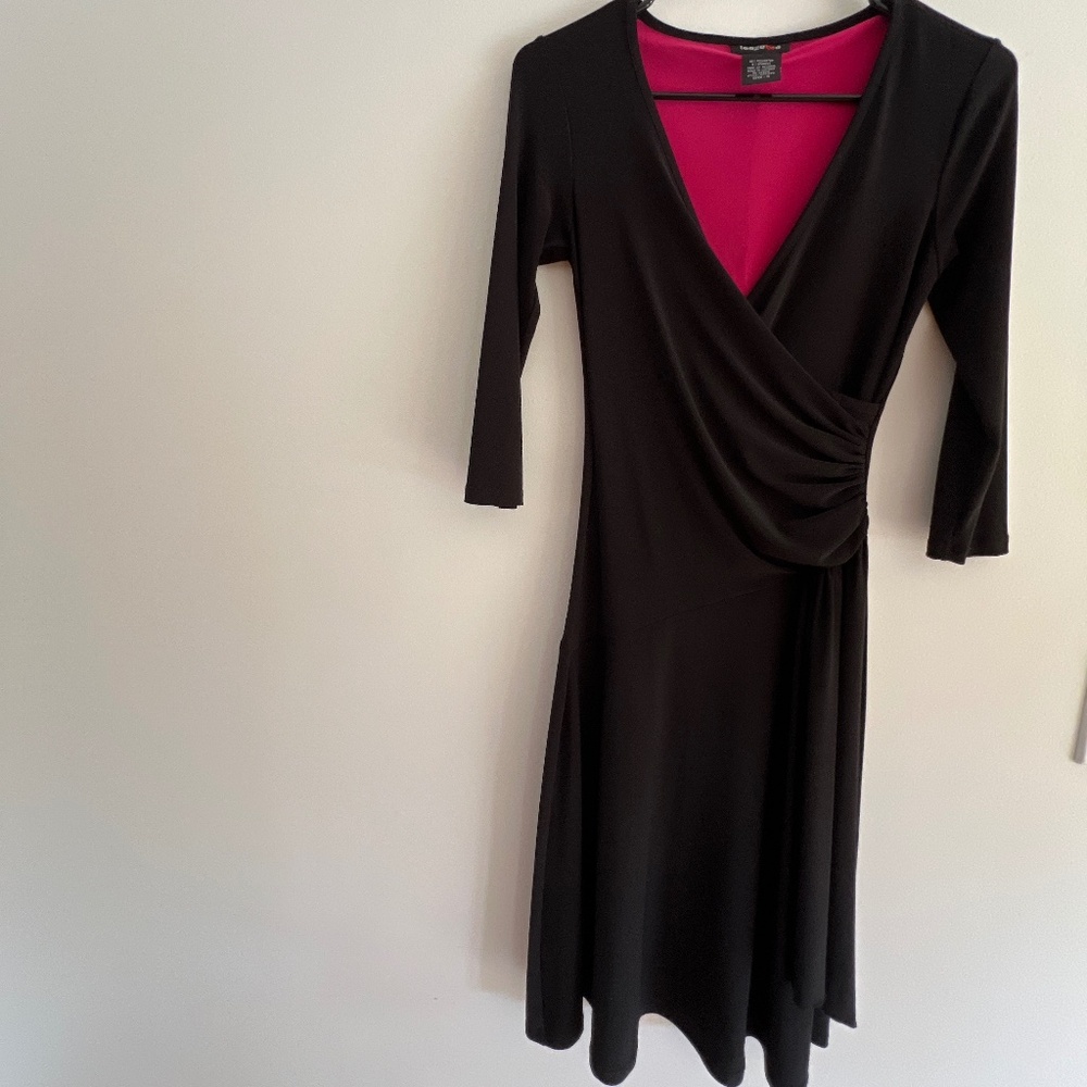 Black Form Fitting Ballet Style Dress